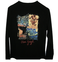 Vincent Van Gogh - justaucorp manches longues Highslide JS